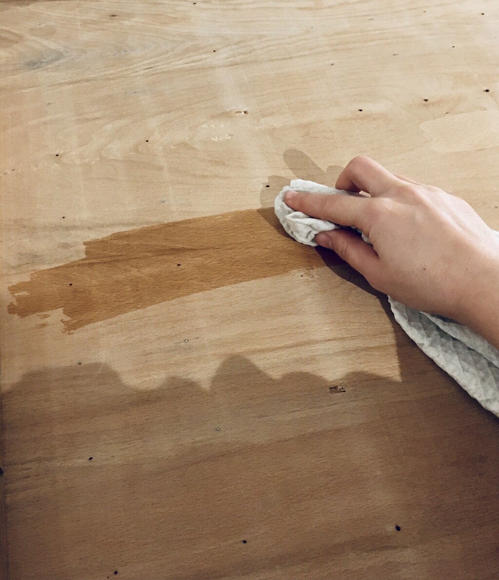 The bottom of the drawers is actually plywood. Contrary to that Steve Jobs quote carpenters like to use plywood, because it is actually stronger and more durable than solid wood.   